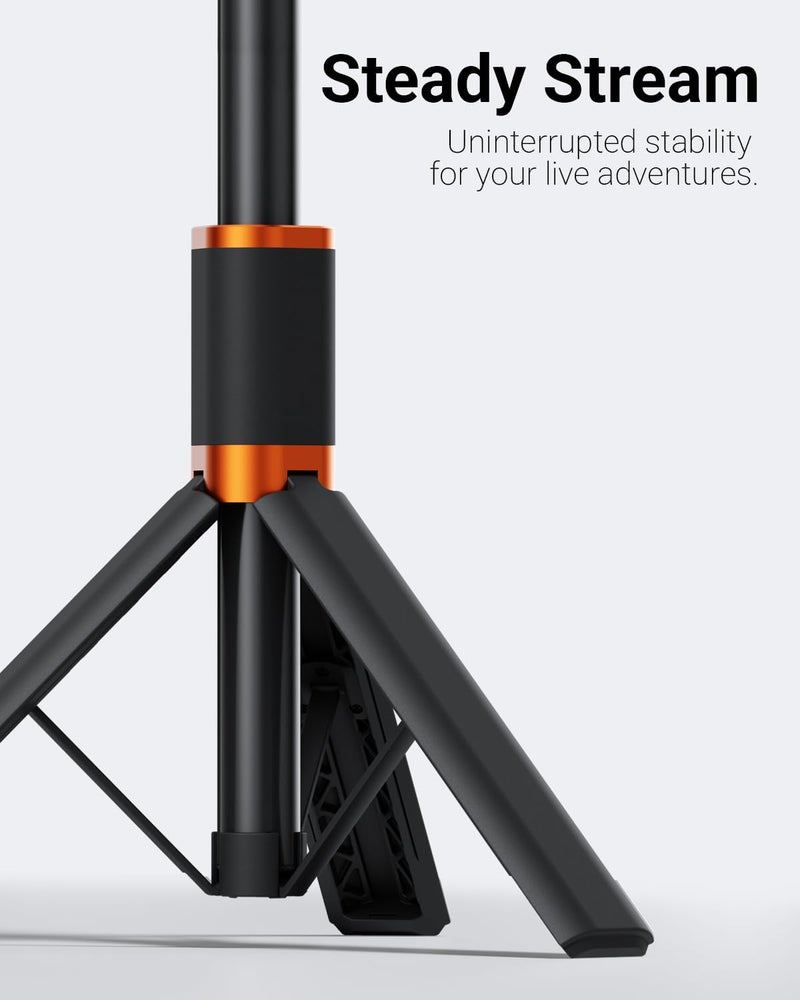 Vimose 2 in 1 Action Camera Invisible Selfie Stick Tripod for Insta360 X5/X4/X3-48" Extension Pole Selfie Stick Handle Grip Adjustable Waterproof for GoPro Hero 13/12/11 DJI OSMO 360 Pocket - Image 3